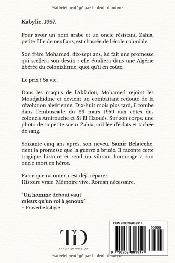 Roman Momoh l'enfant des djebels par Samir Belateche 2025