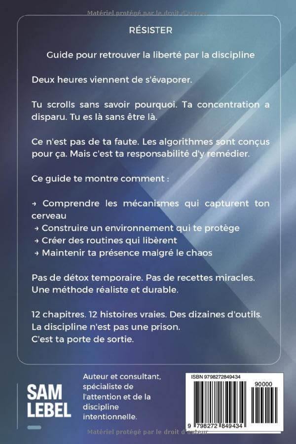 RÉSISTER : Guide pour retrouver la liberté par la Discipline – Image 2